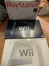 Wii ニンテンドー 黒 白 クロNintendo リモコン プレステ ジャンク品_画像1