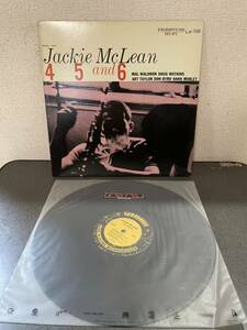 JACKIE McLEAN 4 5 and 6 LP レコード