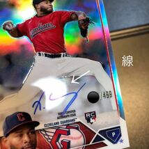 499枚限定 Xzavion Curry 2023 Topps Chrome Update #RA-XC Refractor Auto Rookie RC Guardians_画像10