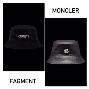 新品　L　MONCLER fragment バケットハット モンクレール　MONCLER × Hiroshi Fujiwara fragment design FRGMNT　フラグメント