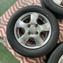 ホンダ JB5 ライフ純正13インチ マーキス155/65R13 2023年式 新品タイヤ 中古ホイール 4本セット_画像5