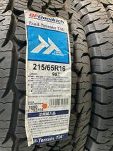 BF グッドリッチ Trail-Terrain T/A 215/65R16 4本セット　200系 ハイエース 未使用品 2021年式_画像5