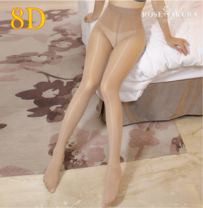 [ a.m. buy . that day shipping ]8D super lustre high density stockings tights black chi hole none (. color )0810② bread -stroke glossy costume play clothes inset none 