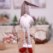トムテ人形 クリスマス 装飾 サンタ トムテ エルフ 妖精 3体 赤 緑 灰　即決価格_画像3
