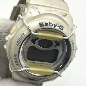 【電池切れ】CASIO カシオ Baby-G ベビージー クォーツ 腕時計 デジタル文字盤 レディース ホワイト系 BGM-098の画像9