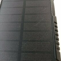 ELECGO ソーラーモバイルバッテリー ブラック エレックゴー 63200mAh & 手回し充電 6台同時充電【USED品】 02 03910_画像6