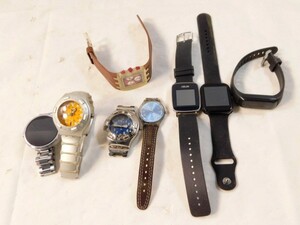 A893★メンズ腕時計まとめて/8点セット/swatch/SMART WATCH/他/ジャンク★全国一律185円