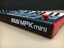 K095[08]19(キーボード) ジャンク Akai プロフェッショナル MPK mini ※本体のみ/通電OK！ 12/28K出品_画像3