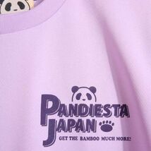 PANDIESTA パンディエスタ ドライメッシュTシャツ ラベンダー【Lサイズ】551866 吸汗速乾 半袖Tシャツ パンダ_画像8