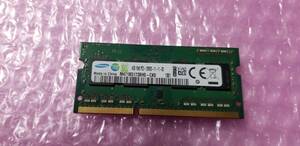 即決 SAMSUNG製 DDR3 4GB PC3-12800S SO-DIMM 送料120円～