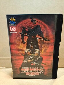 ★美品 ネオジオロム ニンジャマスターズ 覇王忍法帖 国内正規品 NEOGEO ROM SNK ADK 