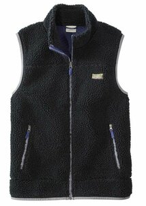 本物正規◆L.L.Bean エルエルビーン◆シェルパ フリース ベスト■黒■L■Mountain Pile Fleece Vest 新品/アメリカ購入