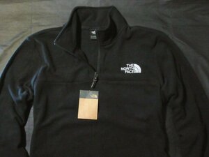 本物正規◆ノースフェイス◆ハーフジップ フリース ビッグロゴ ANCHOR 1/4ZIP■XXL■黒■新品■アメリカ限定/JK3