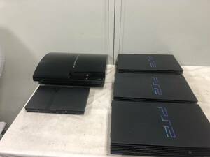 （52）PS2 PS2薄型 PS3 本体 5台 まとめ売り CECHB00 SCPH-30000 SCPH-39000 SCPH-70000 