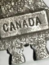 K ★レア★ 海外製　刻印あり　canada ブローチ　＆493 汚れあり　送料185円〜　アンティーク　ビンテージ_画像4