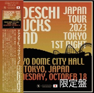 Tedeschi Trucks Band (2CD+ボーナス) JAPAN TOUR 2023 TOKYO 1ST NIGHT Limited Edition