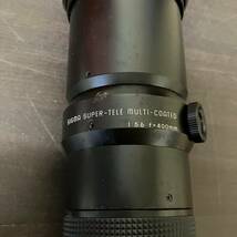[12-73]Σ SIGMA シグマ カメラ レンズ 望遠 SUPER -TELE MULTI-COATED 1:5.6 f=400mm F/5.6 223958 日本製_画像6