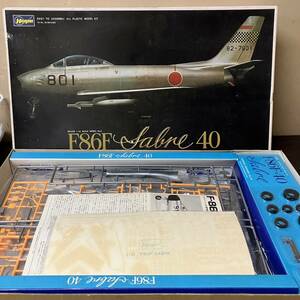 [12-204]Hasegawa ノースアメリカン・ロックウェル F-86F-40 セイバー 飛行機 日本航空自衛隊戦闘機 プラモデル フィギュア