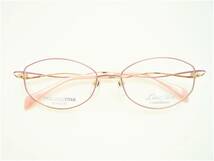 新品 シャルマン ラインアート メガネ XL1649-52 PK メヌエット コレクション エクセレンスチタン メガネフレーム 正規品 日本製 最後の1本_画像6