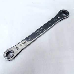 Snap-on スナップオン R1214B 3/8-7/16インチ 板ラチェット めがねレンチ ハンドツール 美品 /2312C