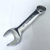 Snap-on スナップオン OXIM17B ミゼットコンビネーションレンチ 17mm ハンドツール 美品 /2312C_画像4