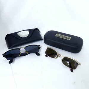 【1円～】POLICE ポリス 2136 ブラック、GUESS ゲス GU5000MG135 ブラウン系 サングラス 2点まとめて USED /2312C