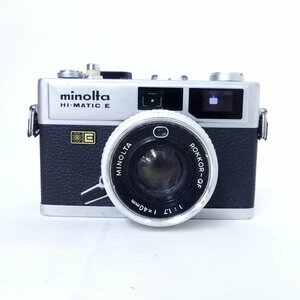 minolta ミノルタ HI-MATIC E ハイマチックE 40mm F1.7 フィルムカメラ 現状品 USED /2312C