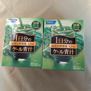 ファンケル 1日分のケール青汁 10g×30本入 2箱セット★粉末スティック　国産ケール　100%