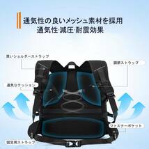 リュック大容量 ビジネスリュック バックパック 登山リュック ハイキングバッグ 45Lリュックサック アウトドア 17.3インチ 防水 A693_画像7