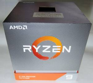 ■AMD Ryzen 9 3900X CPUクーラー未使用 箱付き 中古品