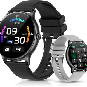 AA73/スマートウォッチ 通話機能付き Bluetooth 活動量計 歩数計 腕時計 健康管理