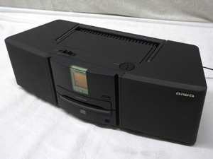 12K089 AIWA アイワ CDラジカセ [CSD-EX5] リモコン操作 AM受信OK・テープ×・CD× ジャンク 現状 部品取りなどに 売り切り