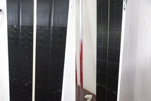 24WK092スキー板 FISCHER フィッシャー TISA クロスカントリー 170cm + ストック 120cm 長期保管品 イタミ多数 現状 売り切り_画像10