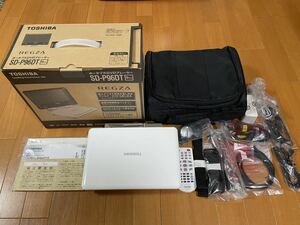 TOSHIBA ポータブルDVDプレーヤー REGZA SD-P96DT 美中古