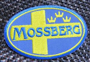  ◇空黄SW楕円◆新品モスバーグ Mossberg 　Firearms　刺繍ワッペン《激渋》◆スウェーデン■ミリタリー・サバゲー ■洋服・衣類・衣服DIY