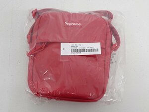 ★未開封★Supreme(シュプリーム) 23AW Leather Shoulder Bag Red レザーショルダーバッグ レッド★【AP121】