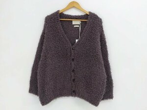 ★中古★YOKE(ヨーク) BUSHY COTTON CARDIGAN カーディガン YK22SS0355S DUSTY PURPLE サイズ:2 タグ付き★【AP104】