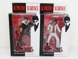 ★未開封★MEZCO TOYZ ALPACINO SCARFACE メズコトイズ アルパチーノ スカーフェイス フィギュア 2個セット★【TY725】