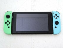 ★中古★【ソフト欠品】Nintendo Switch 本体 あつまれ どうぶつの森セット HAD-S-KEAGC (ニンテンドースイッチ/あつ森/1円～)★【GM649】_画像2