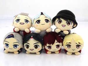 ★中古★BTS TinyTAN エクストラ寝そべりぬいぐるみ 全7種 コンプセット 全長約15cm（JIN/SUGA/J-HOPE/RM/JIMIN/V/JUNG KOOK）★【CA353】