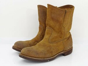 ★ジャンク★【右足インソール欠品】RED WING(レッドウィング) PECOS ペコス スエード ブーツ 8188 サイズ:8E★【AP127】