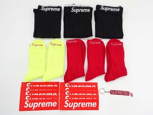 ★未使用★Supreme(シュプリーム) Hanes Socks Boxer Briefs まとめ売り おまけ付（靴下/ボクサーパンツ）★【AP134】