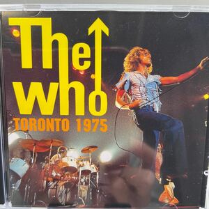 the who TORONTO 1975 (２cd)