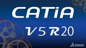 CATIA V5 R20 　Windows 　サンプルモデル付き 　DL版 　永続版