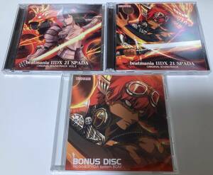 5CD beatmania IIDX 21 SPADA ORIGINAL SOUNDTRACK VOL.1,2+BONUS DISC