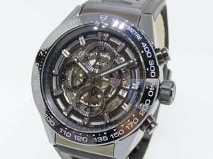 [ beautiful goods ] TAG Heuer Carrera kyali bar Heuer 01 chronograph CAR2A90.FT6071 men's wristwatch self-winding watch 