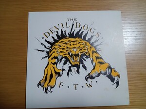 THE DEVILDOGS / F T W synpathy record　ザ デビルドックス　７インチレコード　パンク　ガレージ　ロックンロール punk EP
