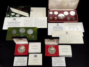 プルーフコイン 銀貨など 色々まとめて パプアニューギニア10キナ貨 トリニダード・トバゴ バハマ連邦 銀貨幣 フランクリンミント 709