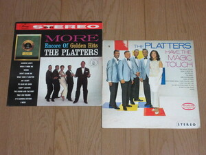 THE PLATTERS/2枚（LP）輸入盤セット/ザ・プラターズ/HAVE THE MAGIC TOUCH/MORE ENCORE OF GOLDEN HITS　