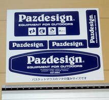 ◆◆未使用！！パズデザイン　ステッカー　2023年カタログ◆◆ドカット　バケットマウス　エルキャリバー　ベスト　ウェーダー　Pazdesign_画像2